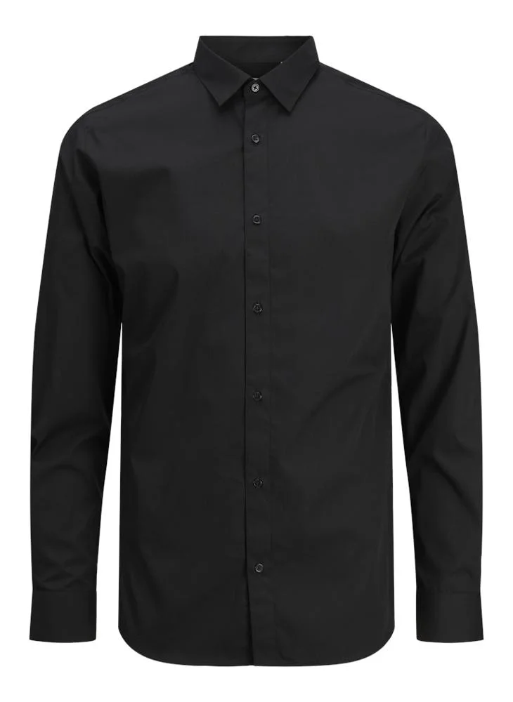 JACK & JONES  Solid Plus size Regular Fit Shirt for Men | Best Price UAE